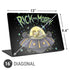 Adult Swim Rick and Morty Spaceship Universal Laptop 16in (13 x 9.4in) Skin